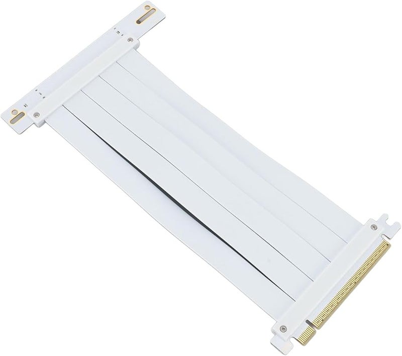 كابل رافع PCIe 4.0 X16 بطول 20 سم لبطاقات RTX4090 و RX8900، متوافق على نطاق واسع، بلون الأبيض من مادة ABS - Image 1
